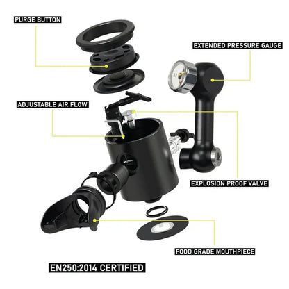Lung T-500 + Hand Pump + Turbocharger + Sub-Mask